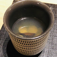 天麩羅とお蕎麦　三輪 - いきなりのシジミ汁♡まさに２軒目だったので、嬉しいご配慮♡