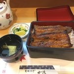 炭焼うなぎ 加茂 - うな重3800円