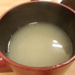 東家 - 蕎麦湯