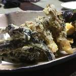 かたつむり - 天ぷら 香茸