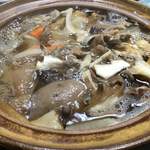 かたつむり - ヤマドリダケ きのこ鍋