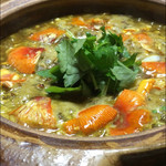 かたつむり - アカヤマドリダケとタマゴダケの雑炊