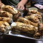 かたつむり - 大将による「今から、これ焼くからー」プレゼン