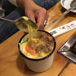 みかさ - 混ぜます