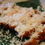 とんかつ マンジェ - レホールとんかつ！箸休めかな(笑)