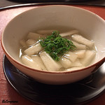 御料理 寺沢 - 鼈出汁で炊いた白芋茎