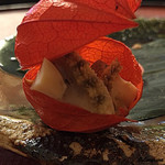 御料理 寺沢 - 酸漿の中には煮鮑射込み