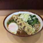 そばの神田 東一屋 - アサソバビンボー！  
      朝そば 麺1.5玉＋ちくわ天！