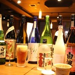 鶏彩 - お酒も種類豊富に揃ってます