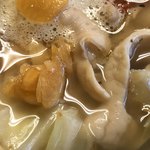 おふくろ亭 - 2019/10/15
      ホル鍋定食 ニンニク 500円
      チキンフライ 100円
      ナス 玉ねぎフライ 100円