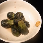 秋葉原漁港 快海 - 小ナスの含め煮（カラシ）