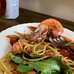 ナガタ店 - エビちゃん　頭から頂きましたぁ