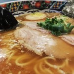 華月 - ランチ角煮丼セット￥800のラーメン