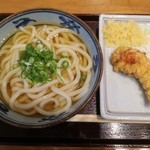 宮武讃岐製麺所 - 料理写真:かけ（大）+かしわ天