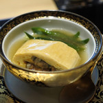 割烹 傳承ゑ美寿 - だし巻き玉子の中はスッポン