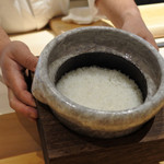 割烹 傳承ゑ美寿 - 雪椿…魚沼産コシヒカリ