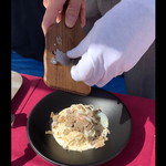 トラットリア アルベリ - トリュフ香る冷製カルボナーラ