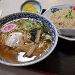 Shinei rou - チャンメン（ラーメン&半チャーハンセット）