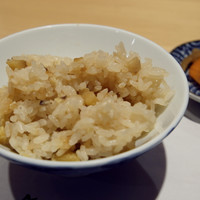 銀座 穂の河 - 栗ご飯
