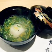 銀座 穂の河 - 菊かぶら餡かけ椀