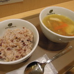 チャウダーズ セレクトスープ！ - 【和風スープセット】とろ煮豚の柚子胡椒スープ + 六穀米