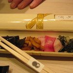 くろぎ - 丹波京漬物盛り合わせ（2012/2）