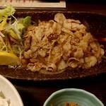 麺・寿司・食べ処 一吉 - 豚生姜焼定食
