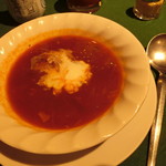 ロシヤ料理 ラルース - 『ボルシチスープ』680円