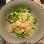 くろぎ - 芹と貝柱のご飯（2012/2）