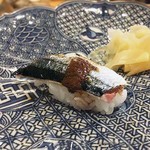 鮨割烹 汐 - サンマの肝醤油