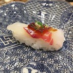 鮨割烹 汐 - 鯛のポン酢ジュレがけ