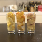 ルッカ - たっぷりオレンジサワー、たっぷりりんごサワー、たっぷりレモンサワー