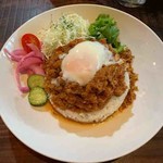 ランチタイムアマリリス - キーマカレー温卵のせ