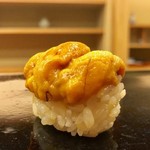 日本橋蛎殻町 すぎた - 2019.9.  馬糞海胆