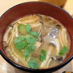 回転寿司　すし丸 - きのこ汁