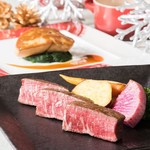 鉄板焼 みや美 - 2019クリスマスランチ
～国産牛とフォワグラ～ 