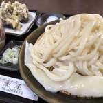 Teuchi Udon Fukuroya - ・豚バラつけ麺 1,000円
                        ・舞茸天 200円