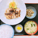 浅越食堂 - 鳥のタレ焼き定食６９０円