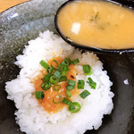 きくや - ちょっこっと岩手産雲丹のせ飯割付き〜