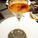 レストラン バカール - アップルパイ カクテルグラス仕立て