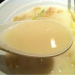 麺匠ぼんてん - 鶏白湯つけ麺のスープ