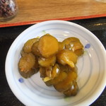 中華屋台 加匠 - 裏麻婆豆腐定食の漬物　【　２０１２年２月　】