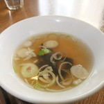 中華屋台 加匠 - 五目あんかけ焼きそばのスープ　【　２０１２年２月　】