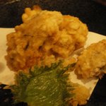 能登美 - 牡蠣の天ぷら