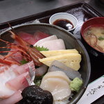Shikishunsai Nakamura - お刺身好きなら食事は「浜っ子丼」