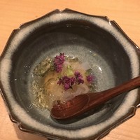 赤坂 藤田 - 烏賊とナスのペースト！