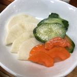 もつ焼 でん - 漬物