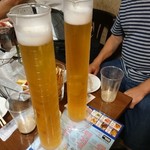 HUB - タワービールは１リットルのメスシリンダ～