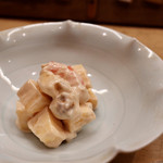 花いち - えびと柿の胡麻だれ