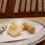 花いち - あおりいかと干しいも天ぷら